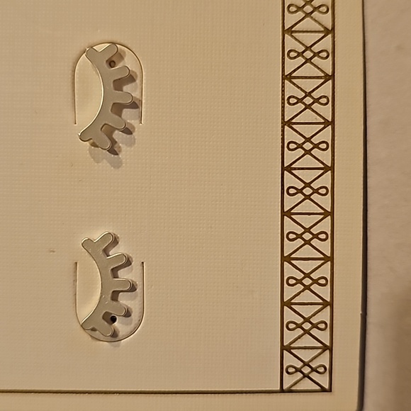 MICHELLE MCDOWELL NWT Silver eyelash earrings modern unique - Picture 4 of 8